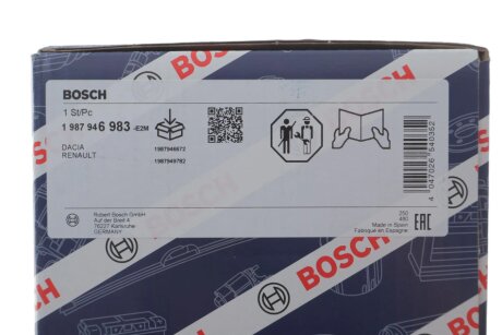 Комплект (ремінь+ролик+помпа) bosch 1987946983