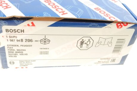 Комплект ГРМ (ремінь + ролик) bosch 1987948206