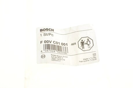 Комплект клапанов на форсунку Common Rail DB Vito 2,2CDI OM611 99- bosch F00VC01001