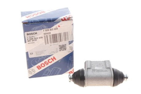 NISSAN Гальмівний циліндр задн. прав. MICRA V 0.9, 1.0, 1.5 16- bosch F026002039