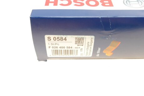 Фільтр повітря bosch F026400584