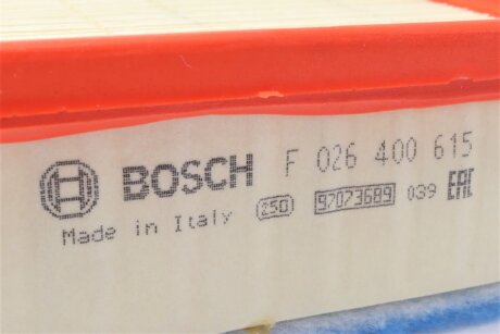 Фільтр повітряний bosch F026400615