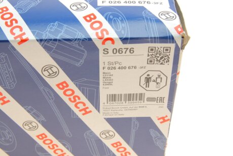 ВСТАВКА ПОВІТРЯНОГО ФІЛЬТРА bosch F026400676