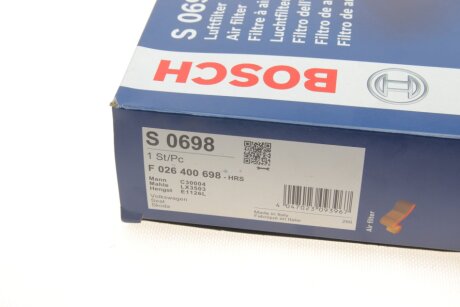 Фільтр повітряний bosch F026400698