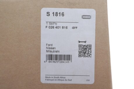 ВСТАВКА ПОВІТРЯНОГО ФІЛЬТРА bosch F026401816