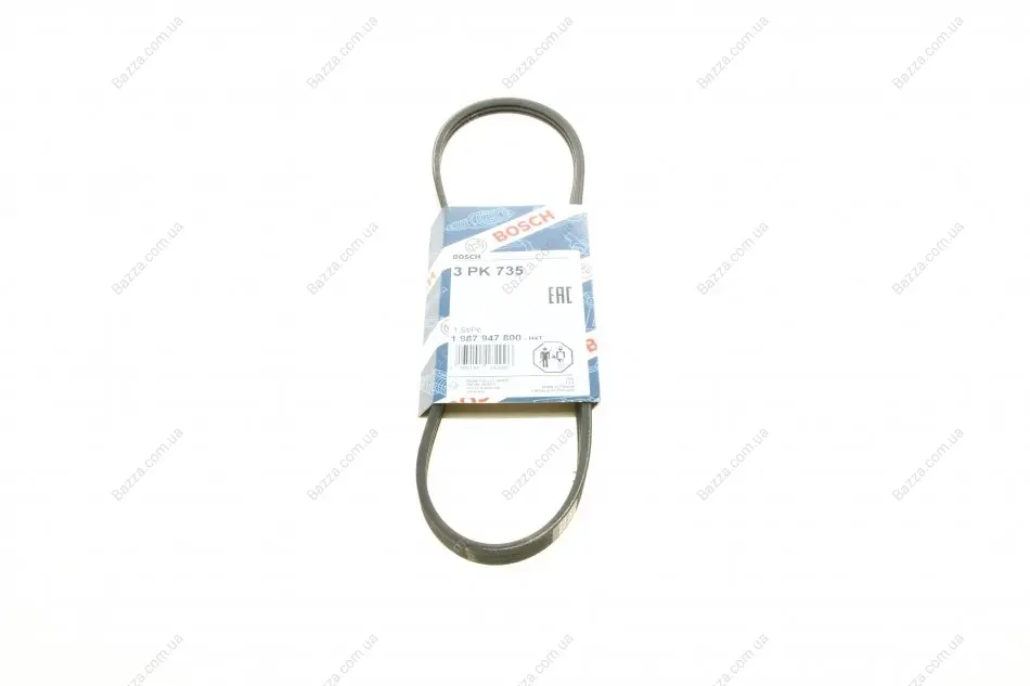 3PK735 Ремень поликлиновый bosch 1 987 947 800