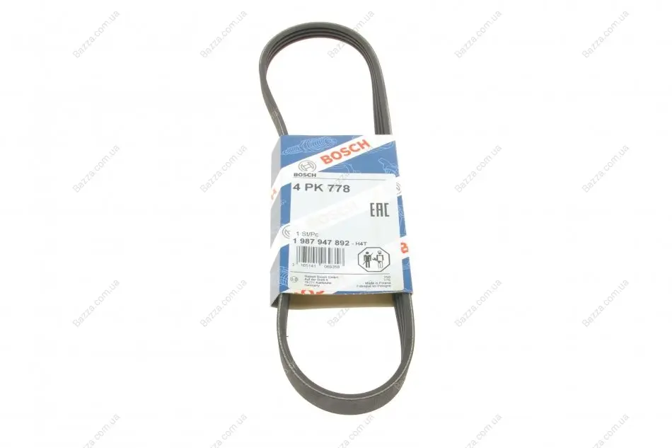 4PK778 Ремень поликлиновый bosch 1 987 947 892