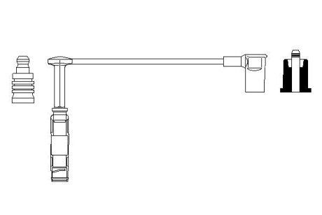 A_Дріт високовольтний ME 102 - знято з виробництва bosch ""0356912927"