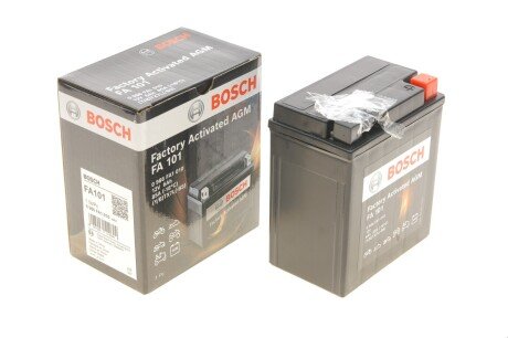 АКБ МОТО AGM 12V 6А*ч 85А FA101 - кратн. 8 шт bosch ""0986FA1010"