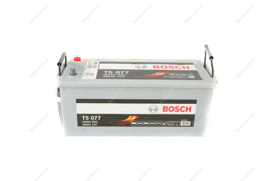 Аккумулятор 180Ah-12v BOSCH (T5077) (513x223x223),L,EN1000 Bosch 0092T50770 (фото 1)