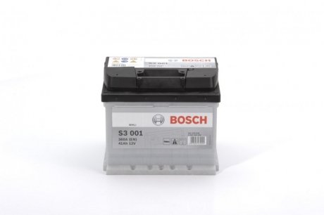 Аккумулятор 41Ah-12v (S3001) (207x175x175),R,EN360 bosch 0092S30010