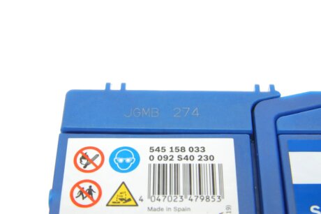 Акумулятор (акб) 45ah (ампер) bosch 0092S40230