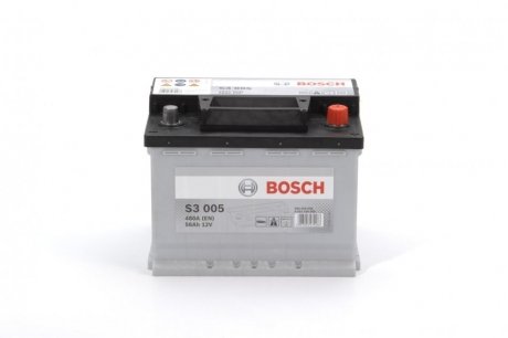 Аккумулятор S3 12V 56Ah 480A [-/+] 242x175x190 bosch 0 092 S30 050