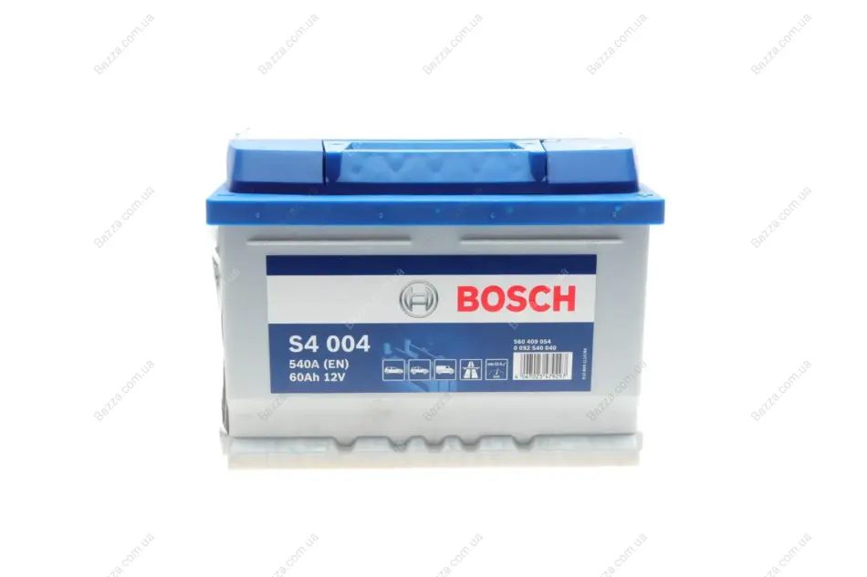 Аккумулятор S4 Silver 12V 60Ah 540A [-/+] 242x175x175 bosch 0 092 S40 040