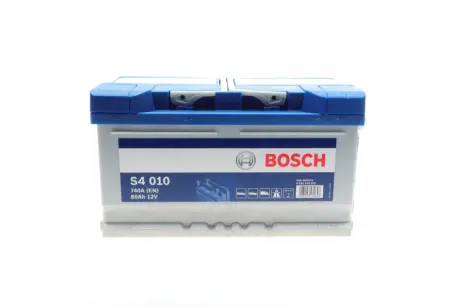 Аккумулятор S4 Silver 12V 80Ah 740A [-/+] 315x175x175 Bosch 0 092 S40 100