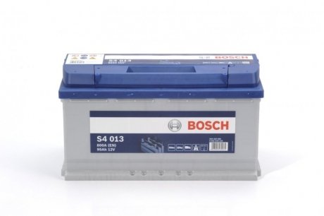 Аккумулятор S4 Silver 12V 95Ah 800A [-/+] 353x175x190 bosch 0 092 S40 130