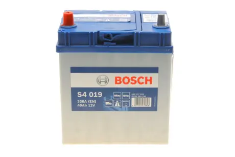 Аккумулятор S4 Silver Asia 12V 40Ah [+/-] 330A 187x127x227 bosch 0 092 S40 190