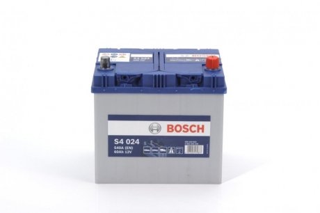 Аккумулятор S4 Silver Asia 12V 60Ah 540A [-/+] 232x173x225 bosch 0 092 S40 240