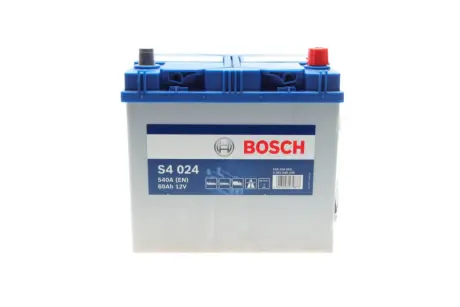 Аккумулятор S4 Silver Asia 12V 60Ah 540A [-/+] 232x173x225 bosch 0 092 S40 240