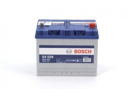 Акумулятор S4 Silver Asia 12V 70Ah 630A [-/+] 261x175x220 bosch 0 092 S40 260