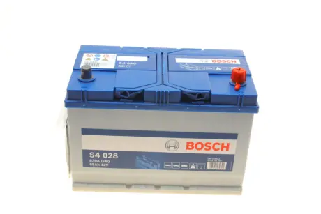 Аккумулятор S4 Silver Asia 12V 95Ah 830A [-/+] 306x173x225 Bosch 0 092 S40 280