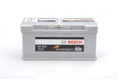 Аккумулятор S5 Silver Plus 12V 110Ah 920A [-/+] 393x175x190 bosch 0 092 S50 150