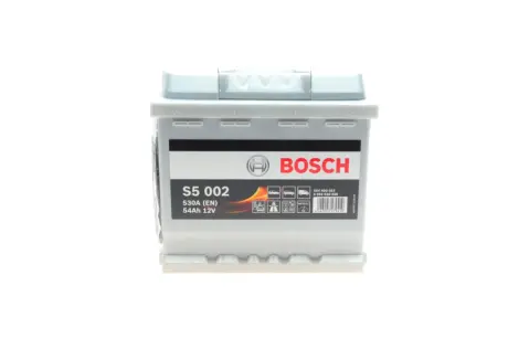 Аккумулятор S5 Silver Plus 12V 54Ah 530A [-/+] 207x175x190 Bosch 0 092 S50 020