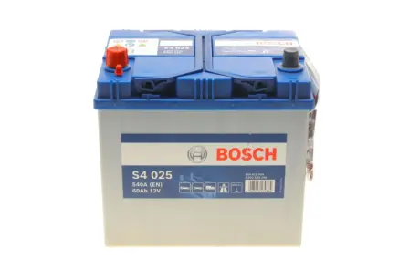 Аккумулятор S5 Silver Plus 12V 60Ah 540A [+/-] 232x173x225 Bosch 0 092 S40 250