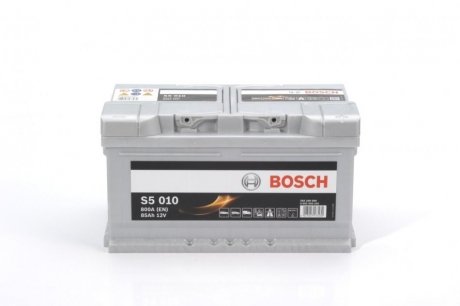 Аккумулятор S5 Silver Plus 12V 85Ah 800A [-/+] 315x175x175 bosch 0 092 S50 100