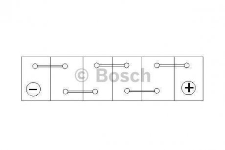 Аккумулятор bosch 0 092 S4E 050