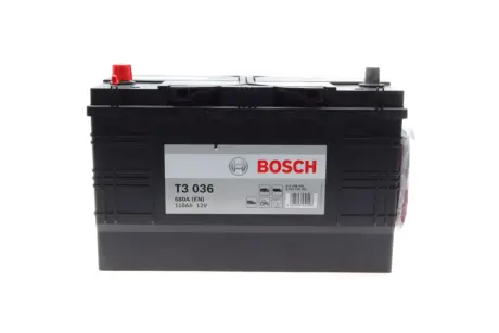 Акумулятор 12В/110Аг/680А/28,58кг Bosch 0092T30361