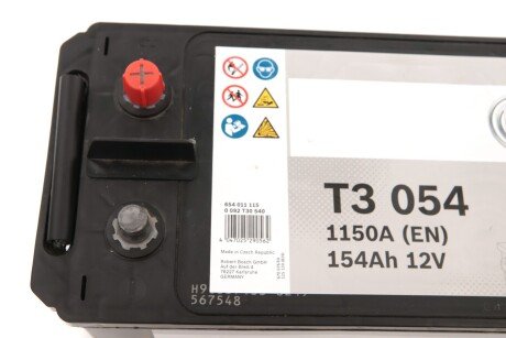 Автомобільний акумулятор 12 вольт bosch 0092T30540
