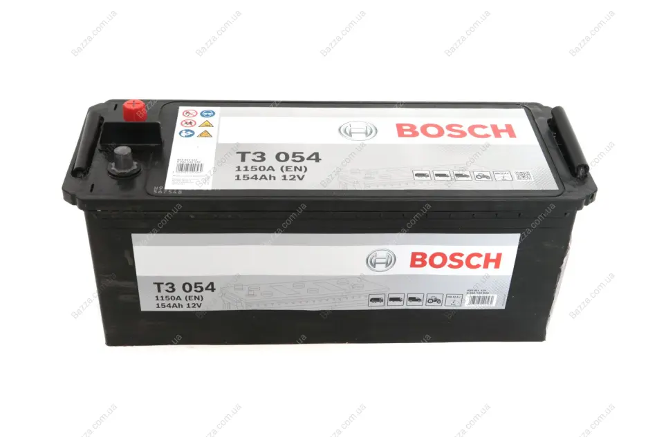 Акумулятор 12В/154Аг/1150А/39,84кг Bosch 0 092 T30 540 (фото 1)