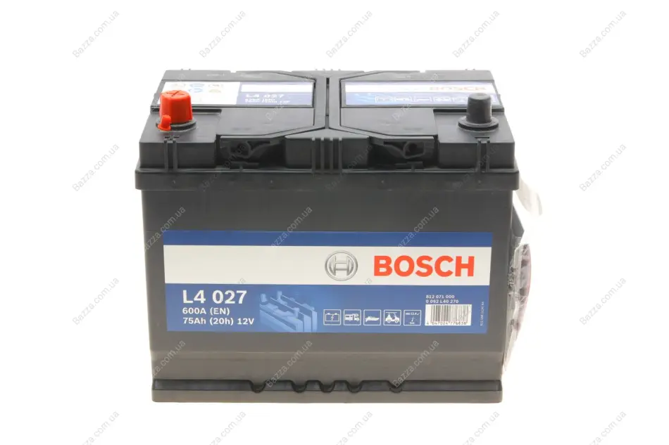 Акумуляторна батарея 75А bosch 0092L40270