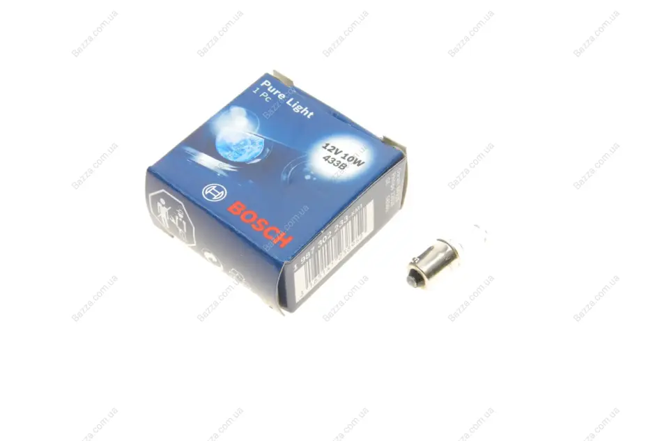 Автолампа (12V 10W PURE LIGHT) Bosch 1987302233 (фото 1)