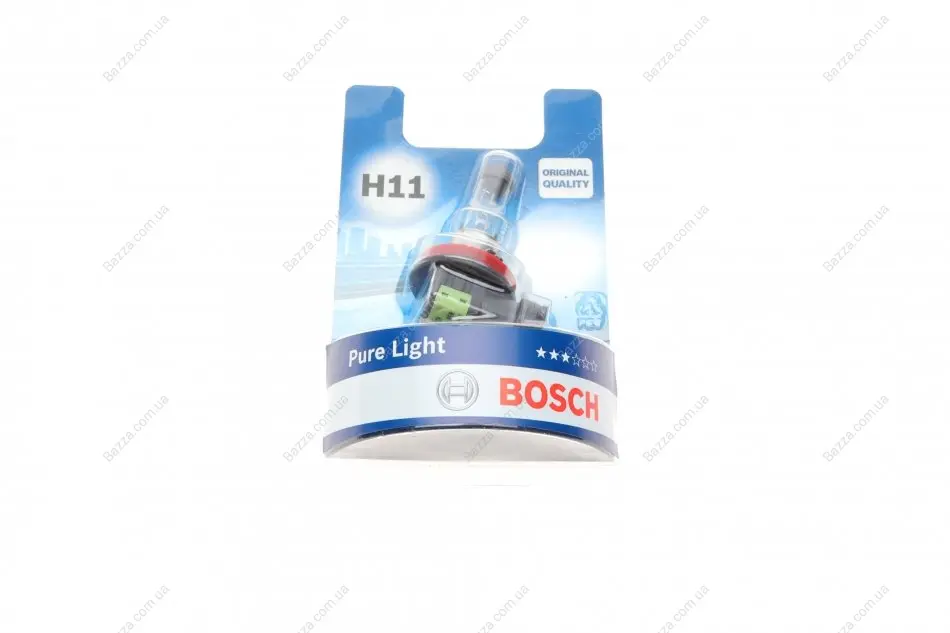 Автолампа (12V 55W H11 PURE LIGHT блистер) bosch 1987301339