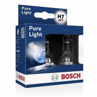 Автолампа (12V 55W H7 PURE LIGHT бокс 2 шт) bosch 1987301406