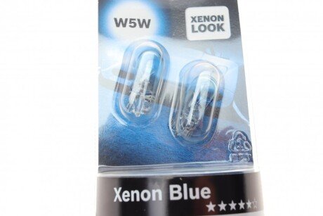 Автолампа (12V 5W W5W Xenon Blue блистер 2 шт) bosch 1 987 301 033