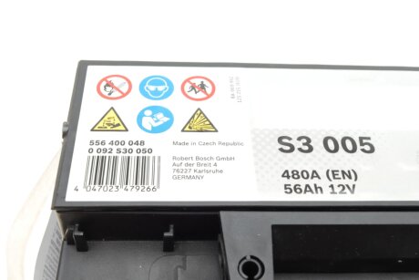Автомобильный аккумулятор 12 вольт bosch 0092S30050