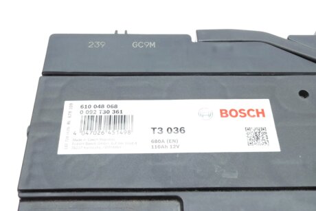Автомобильный аккумулятор 12 вольт bosch 0092T30361