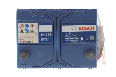Автомобильный аккумулятор 12 вольт bosch DSC0092S40250