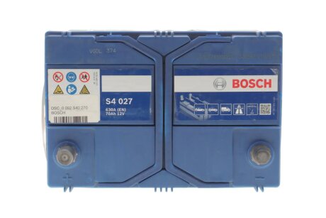 Автомобільний акумулятор 12 вольт bosch DSC0092S40270