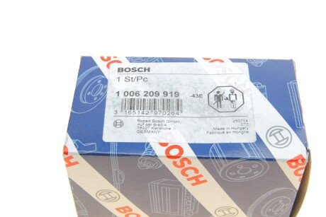 Бендикс стартера bosch 1 006 209 919