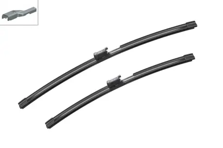 BOSCH A007J AEROTWIN J.E.T Щетки стеклоочистителя с форсунками (600/500) VOLVO S60 III 18-, V60 II 18 bosch 3397110007 Вольво S60