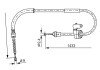 BMW Трос ручного тормоза лев. MINI 1,4-1,6 01-. bosch 1987482231