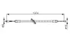 BOSCH DB Трос ручного тормоза передн.Sprinter,VW Crafter 06- Bosch 1987482312 (фото 1)