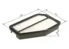 BOSCH фільтр повітря HINDA Civic 06- bosch F026400580