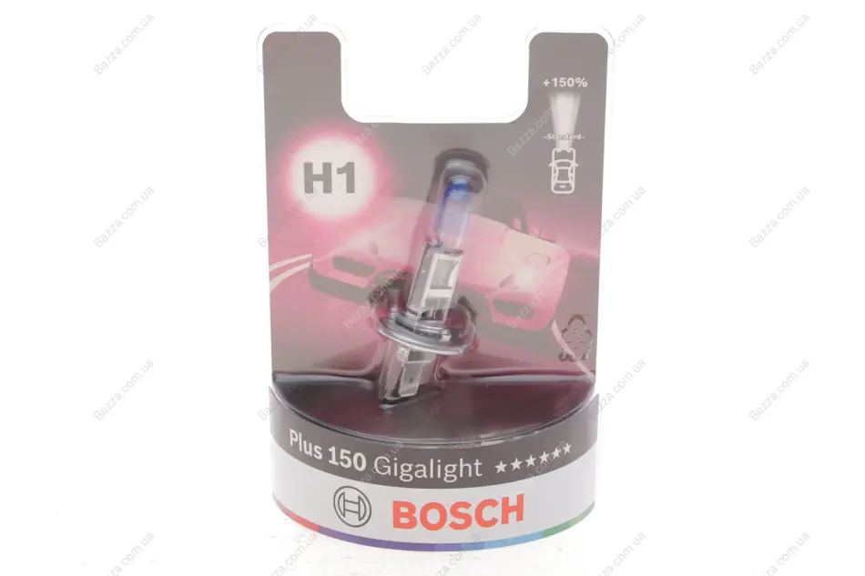 BOSCH H1 Gigalight PLUS 150% автолампа 1шт Bosch 1987301135 (фото 1)