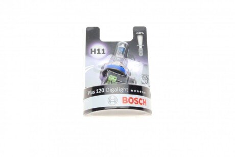 H11 Gigalight PLUS 120% Автолампа 1шт. (блистер упаковка) bosch 1987301133 на Ниссан Патрол y62