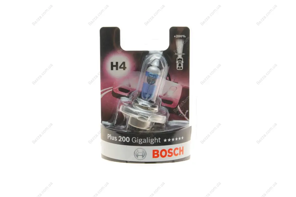 BOSCH H4 12V 60/55W Gigalight PLUS 200% автолампа 1шт. Bosch 1987301144 (фото 1)